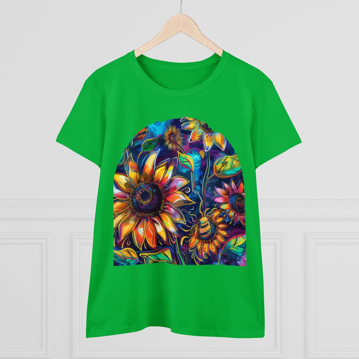 Sunflowers - Women's Midweight Cotton Tee