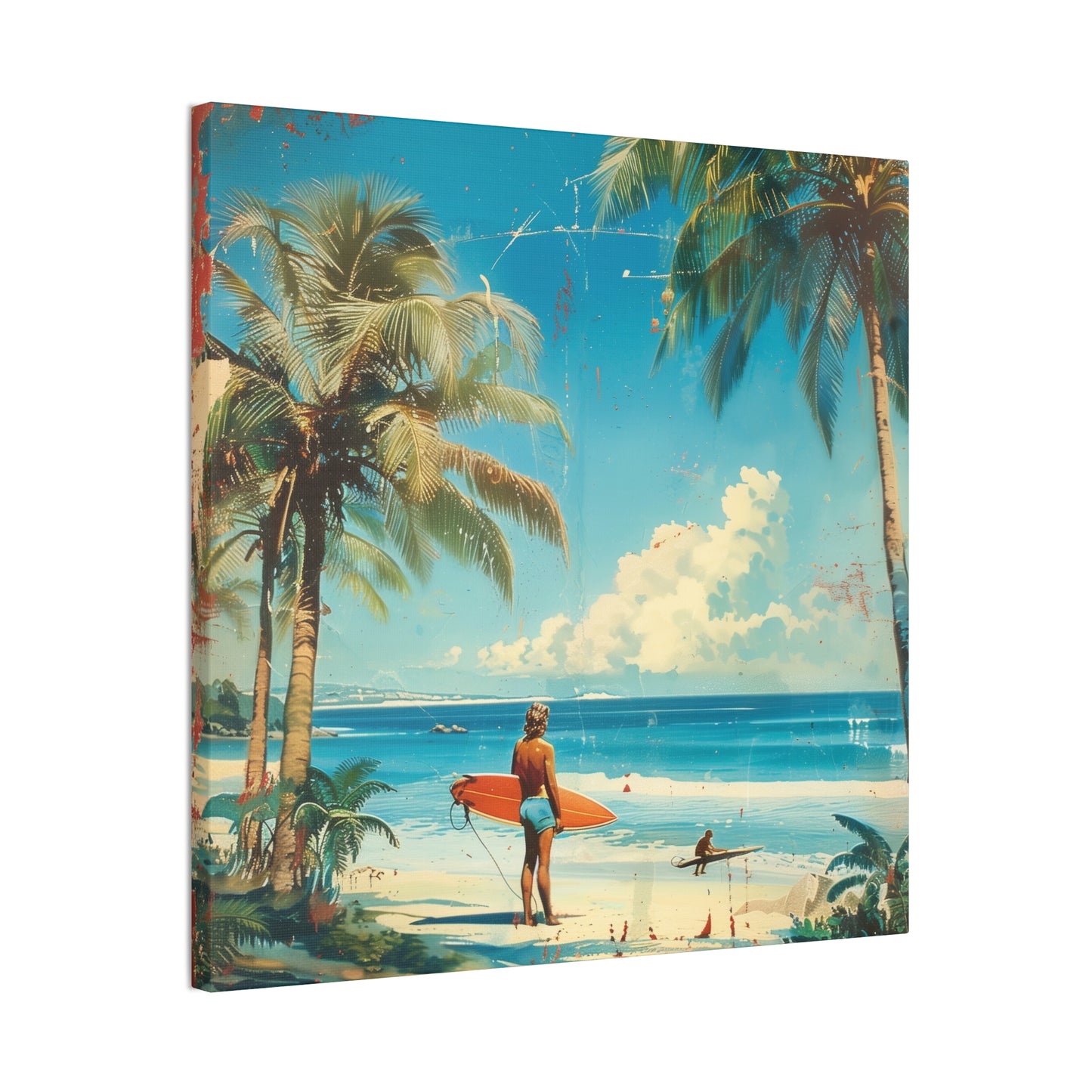 Surf Morning - Canvas Stretched, 0.75"