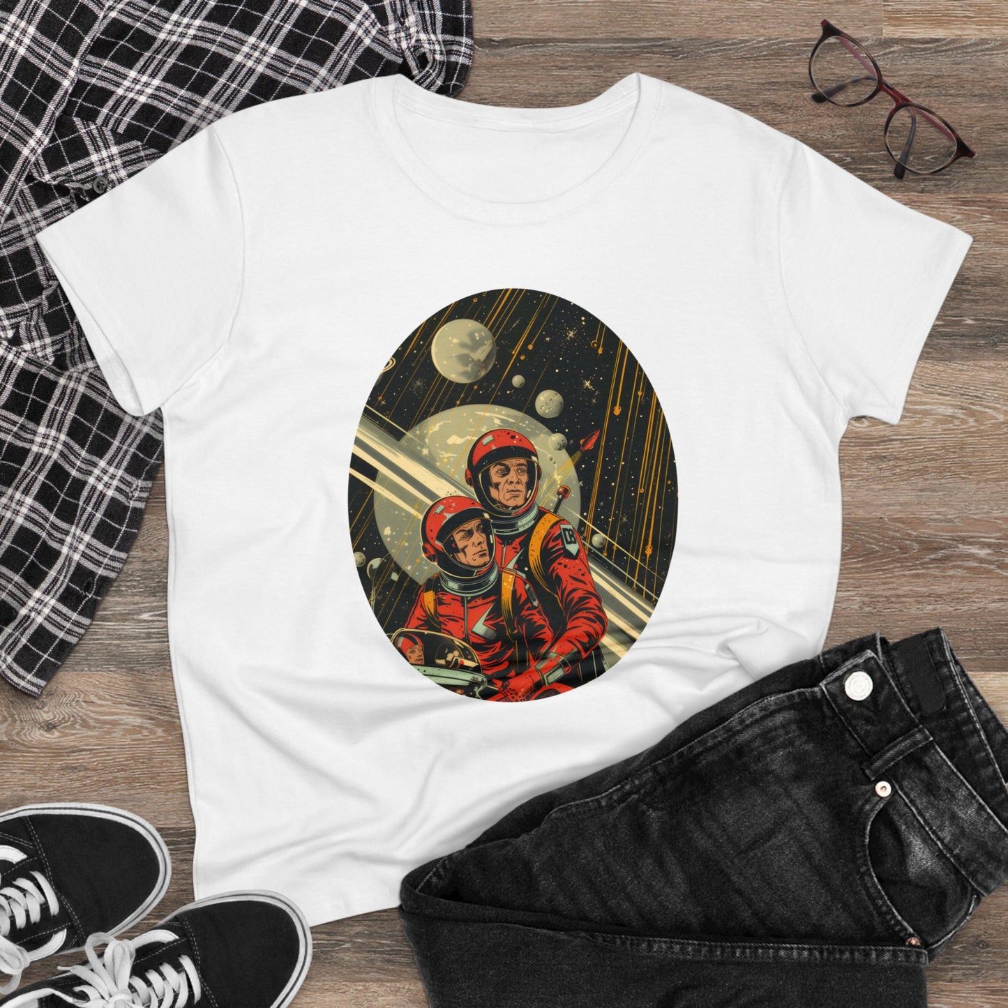 Spacemen - Women's Midweight Cotton Tee