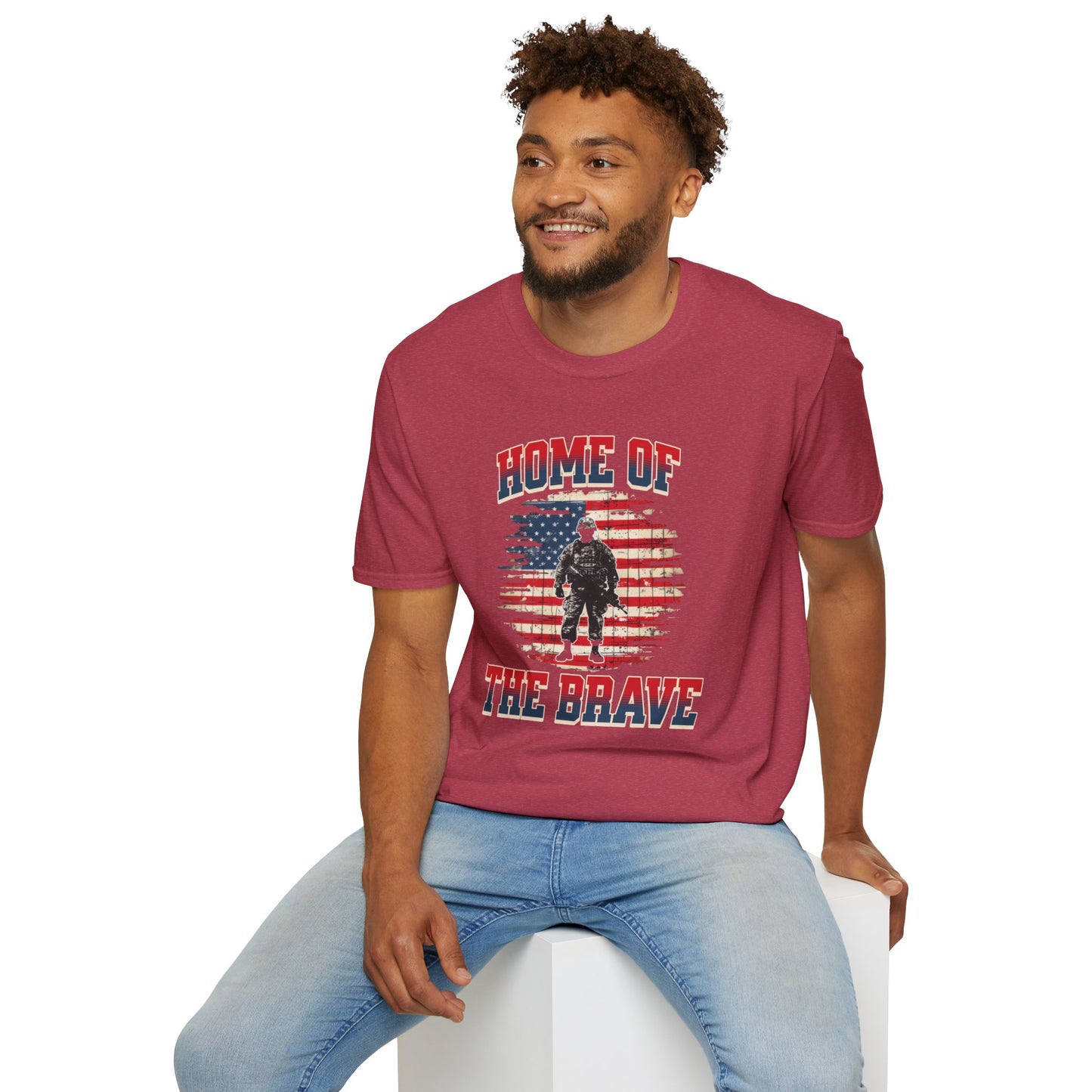 Home of the Brave - Unisex Softstyle T-Shirt