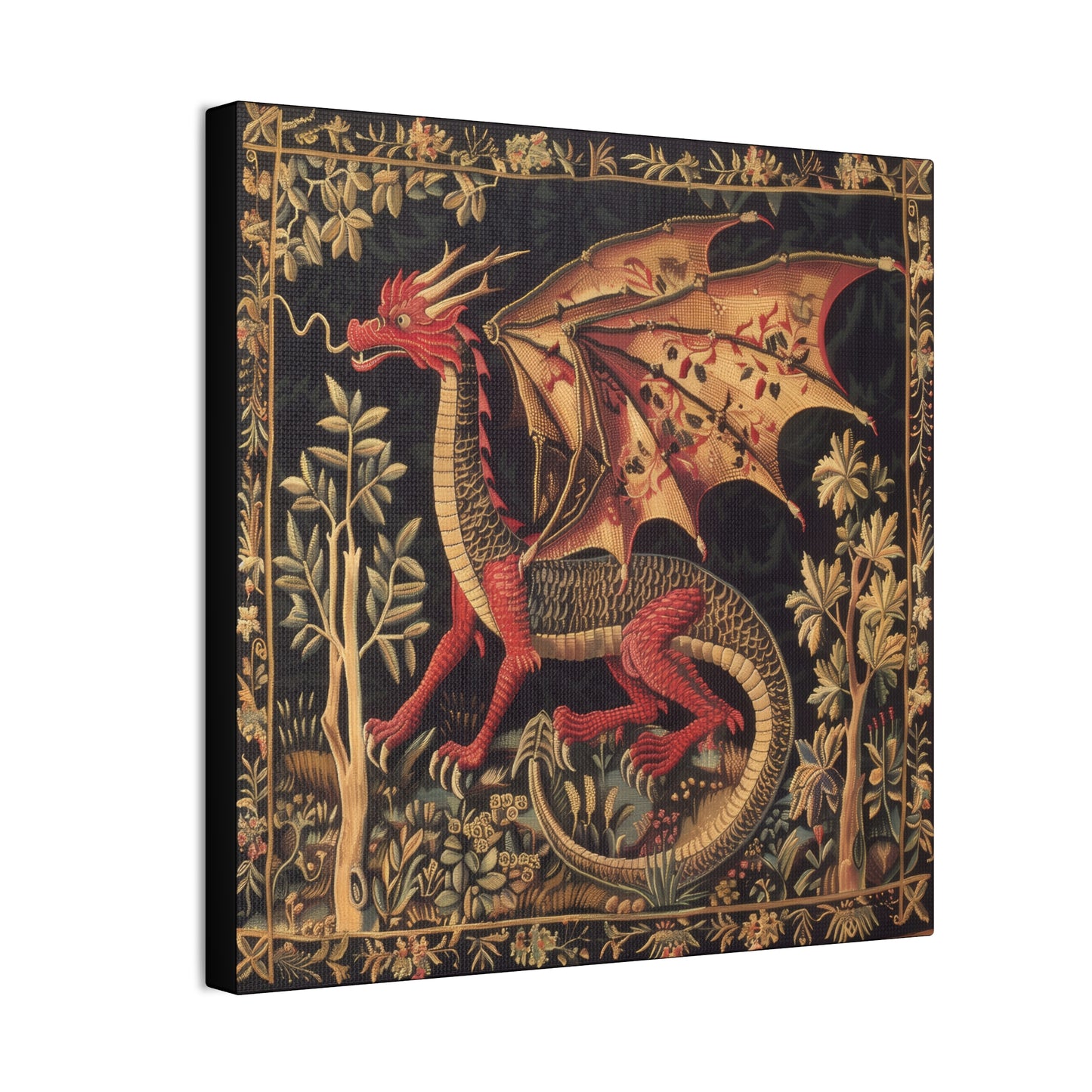 Dragon Tapestry - Canvas Stretched, 0.75"