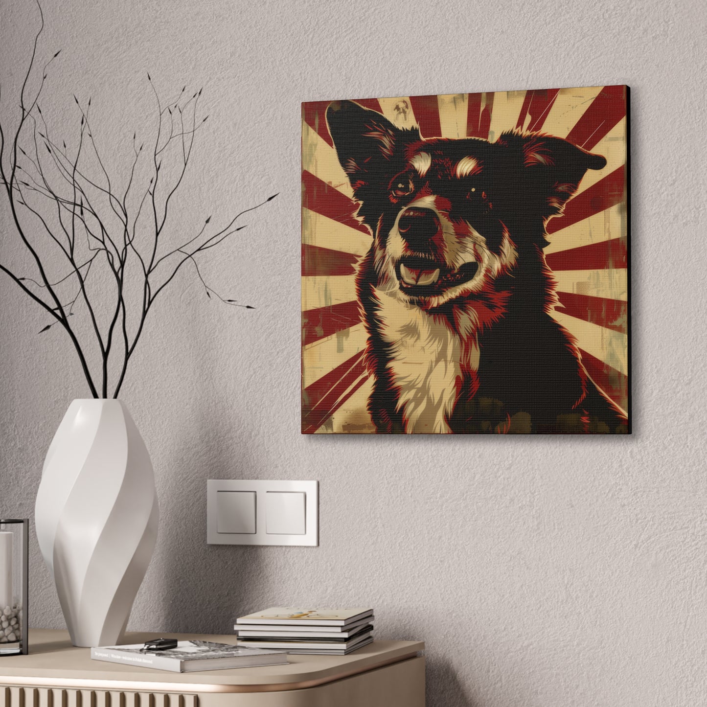 Comrade Canine - Canvas Stretched, 0.75"