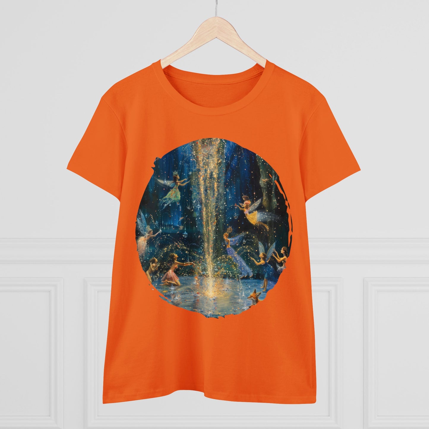 Fairy Celebration - Fantasy - Women's Midweight Cotton Tee