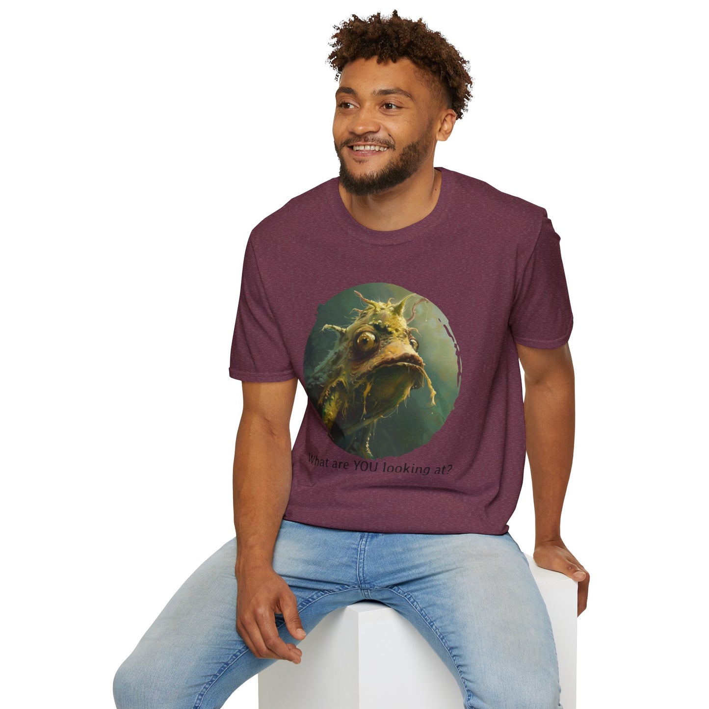 What Are You Looking At - Unisex Softstyle T-Shirt