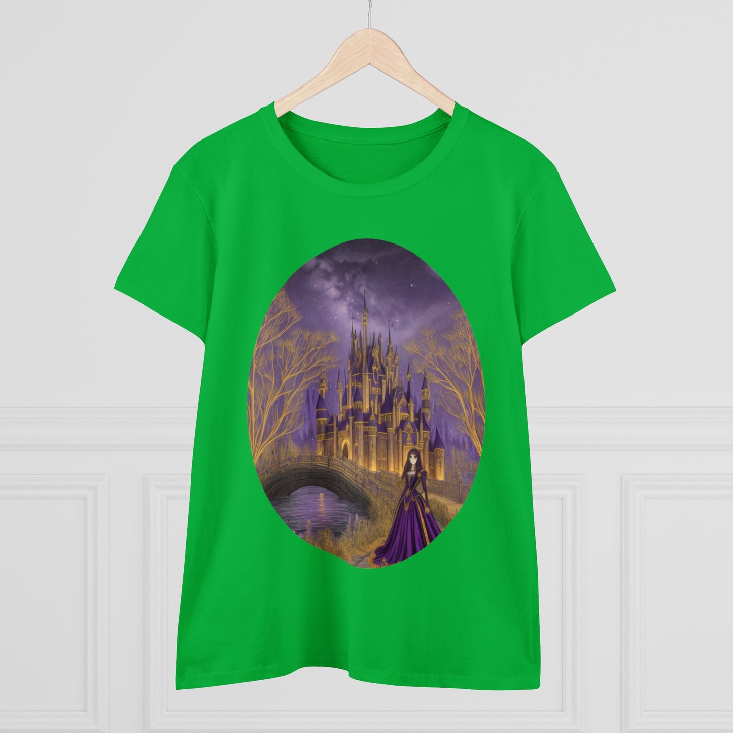 The Purple Castle - Fantasy - Women's Midweight Cotton Tee