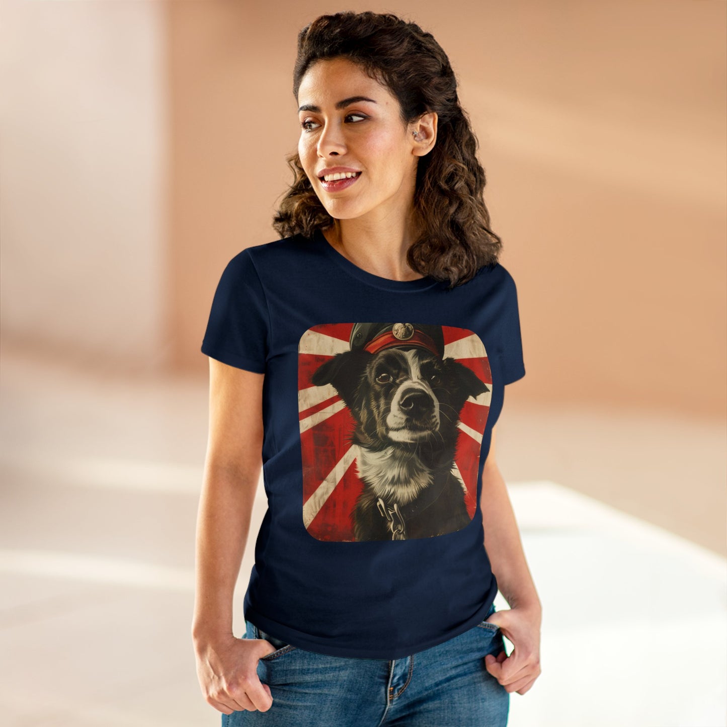 Comrade Canine - Women's Midweight Cotton Tee