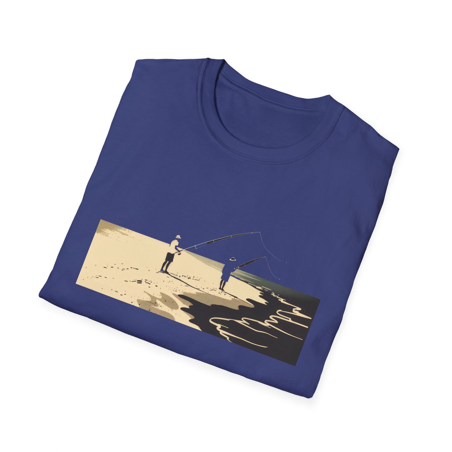 Surf Casting - Unisex Softstyle T-Shirt