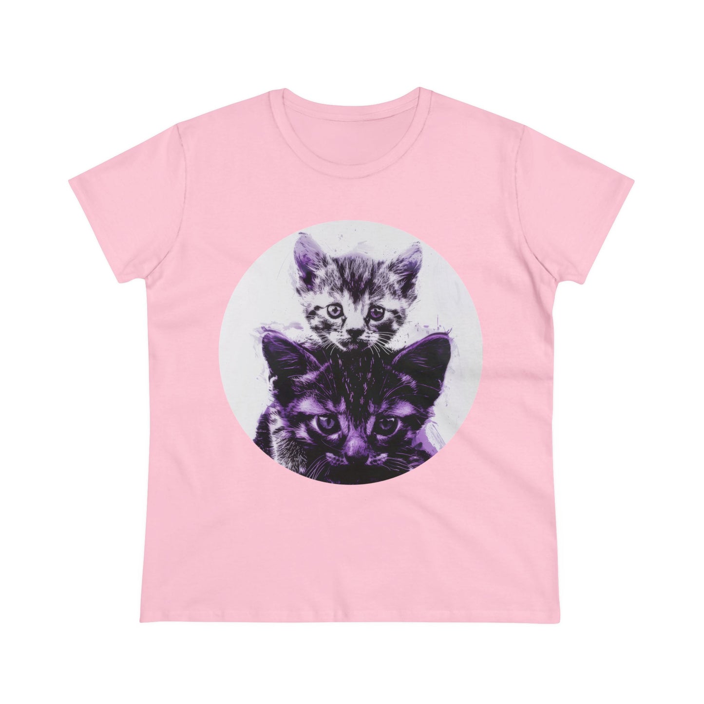 Stacked Cats - Women's Midweight Cotton Tee