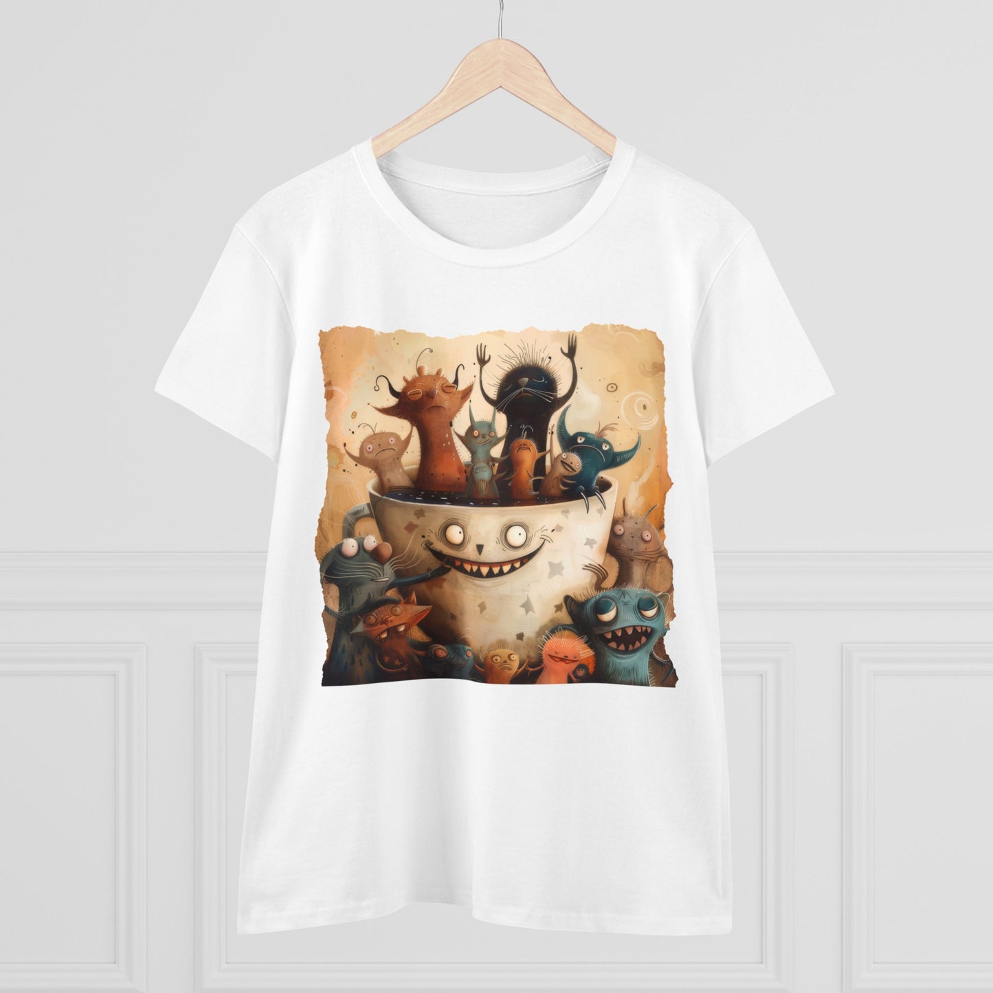 Coffee Critters - Women's Midweight Cotton Tee