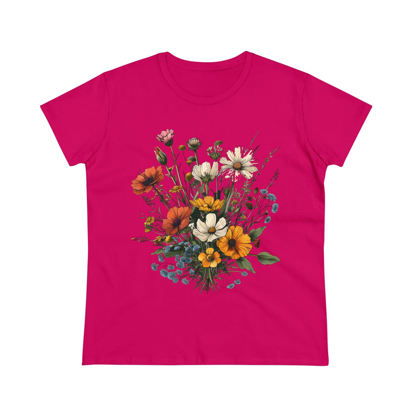 Wildflowers - Women's Midweight Cotton Tee