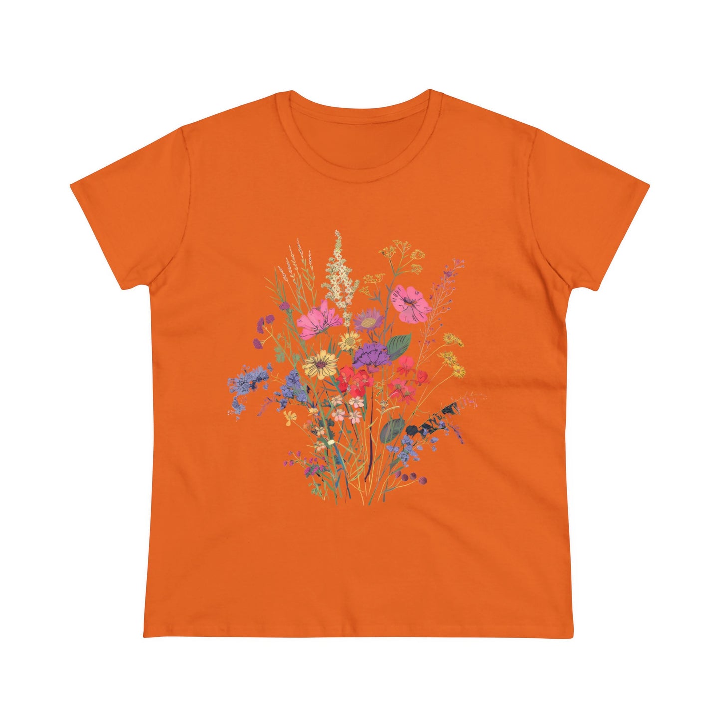 Wildflowers - Women's Midweight Cotton Tee