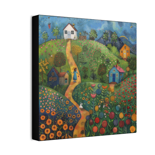 Cottage Gardens - Canvas Stretched, 0.75"