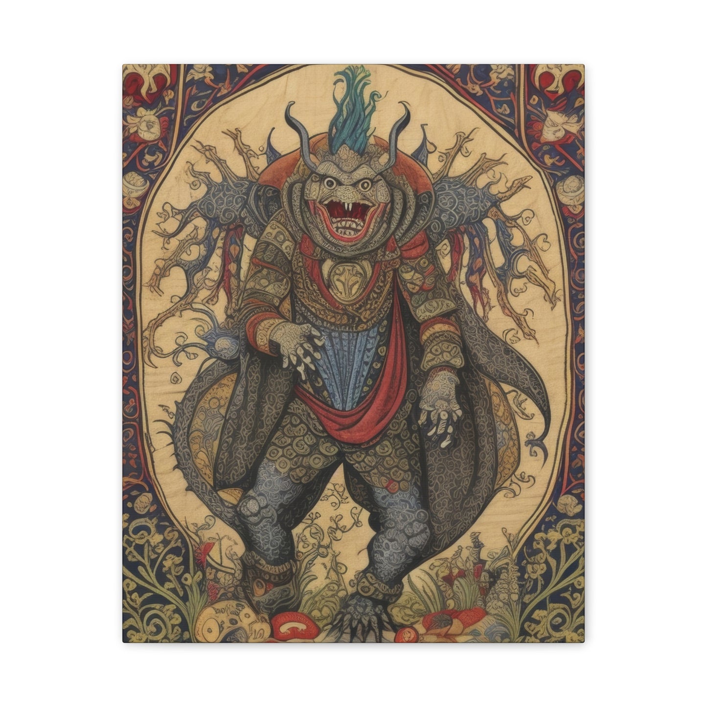 Medieval Tapestry - Canvas Stretched, 0.75"