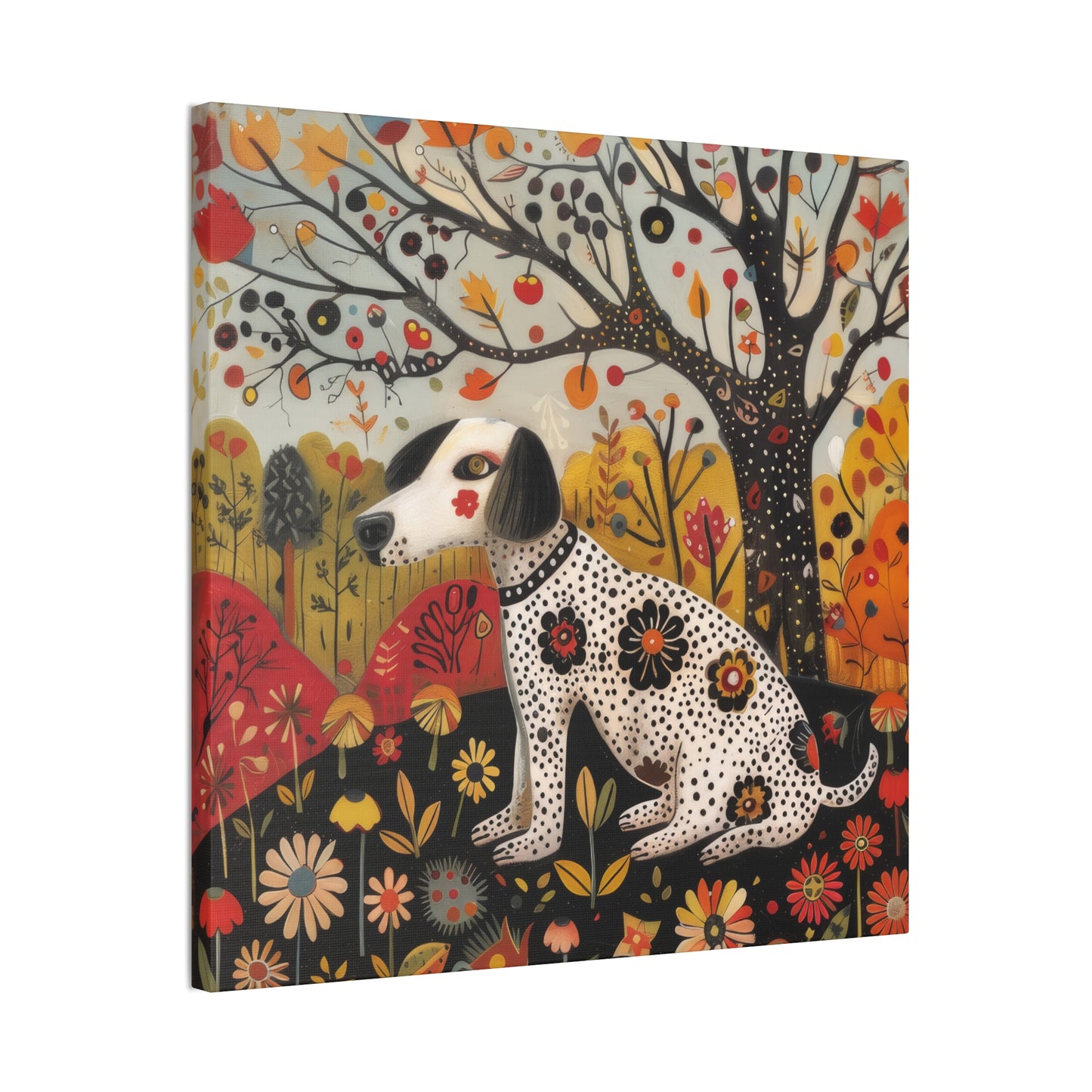 Autumn Dog - Canvas Stretched, 0.75"