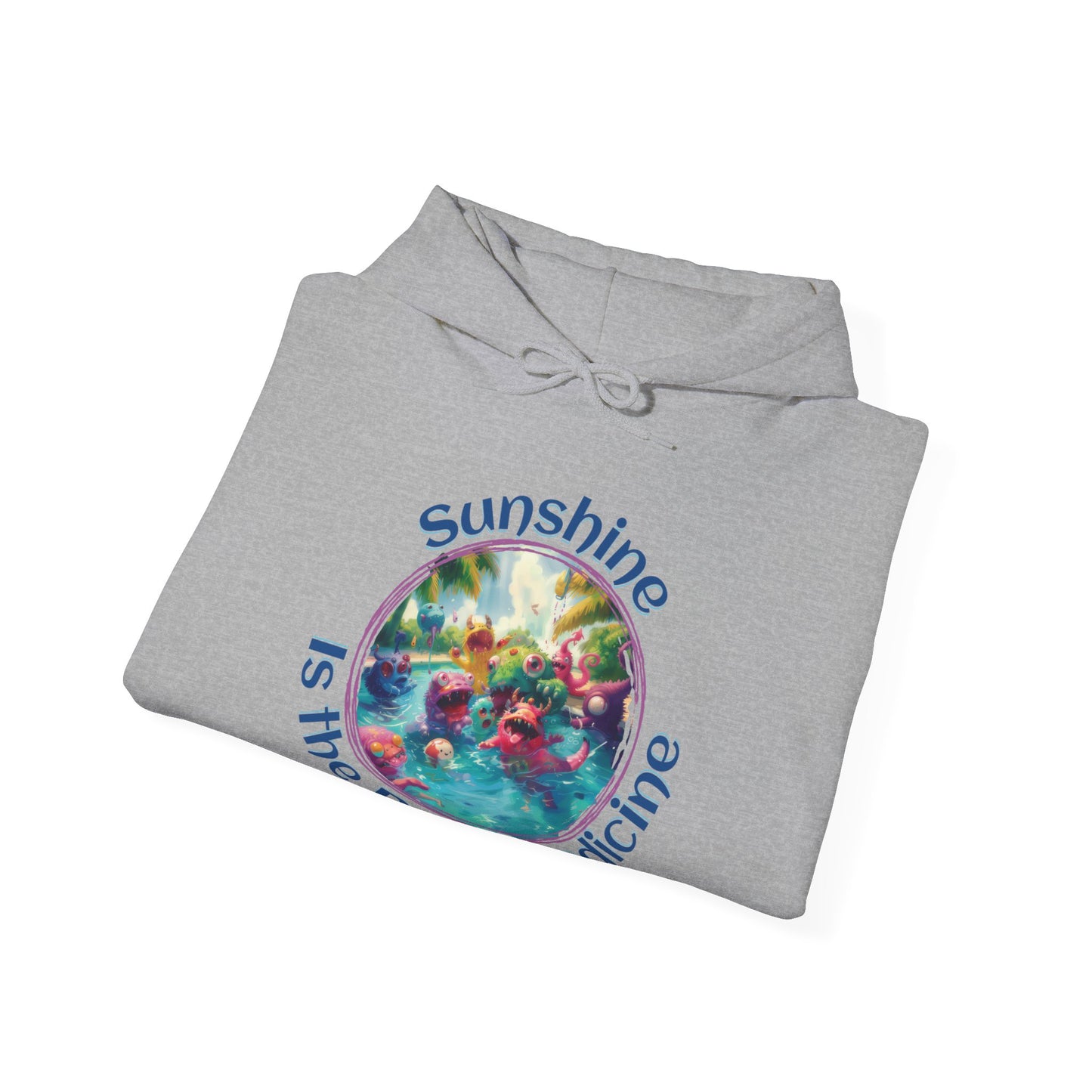 Sunshine is the Best Medicine - Unisex Heavy Blend™ Hooded Sweatshirt