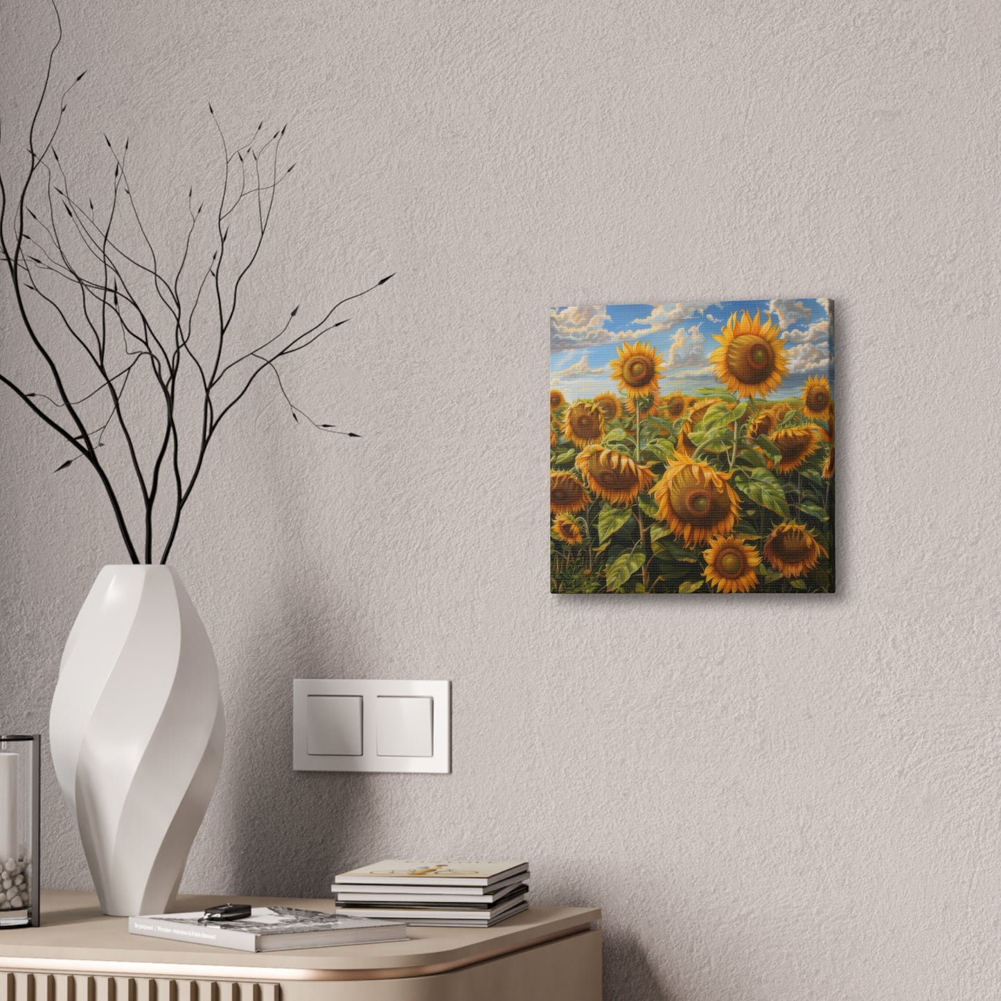 Sunflowers - Canvas Stretched, 0.75"