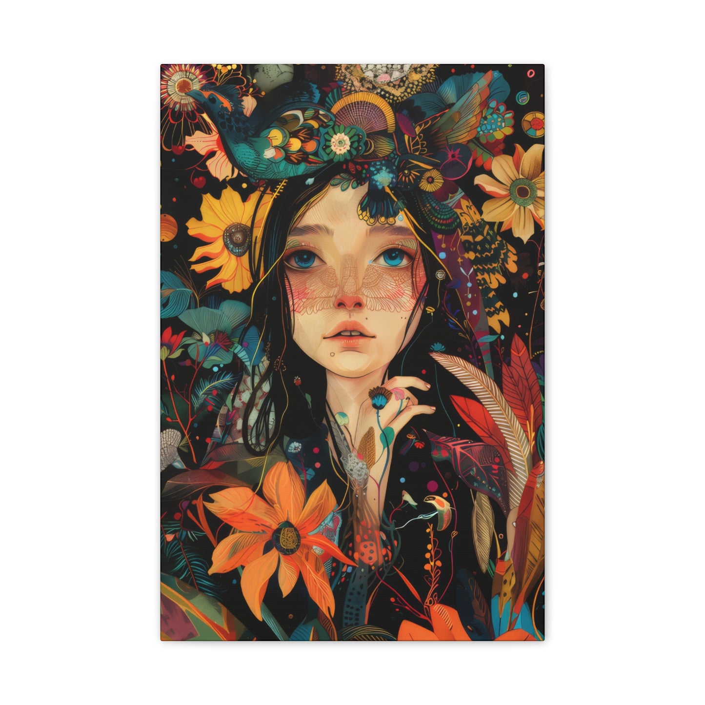 Flower Child - Canvas Stretched, 0.75"