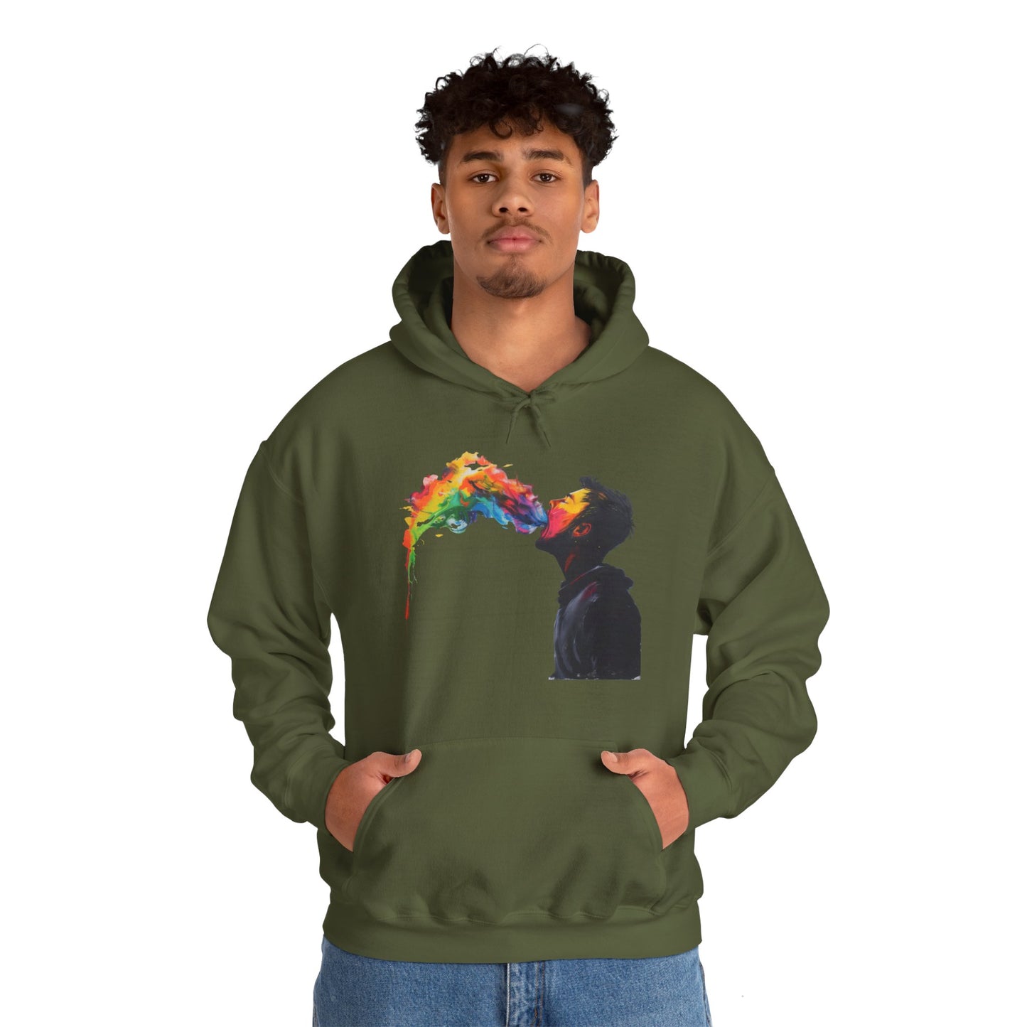 Rainbow Breath - Unisex Heavy Blend™ Hooded Sweatshirt