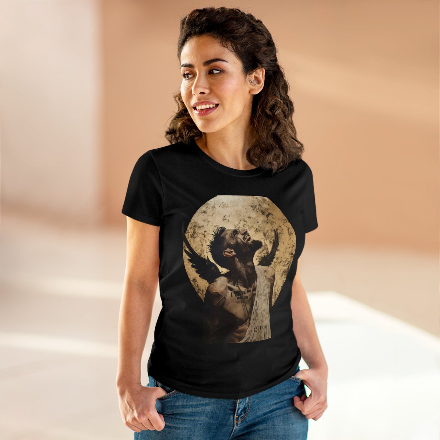 Angel or Devil - Women's Midweight Cotton Tee