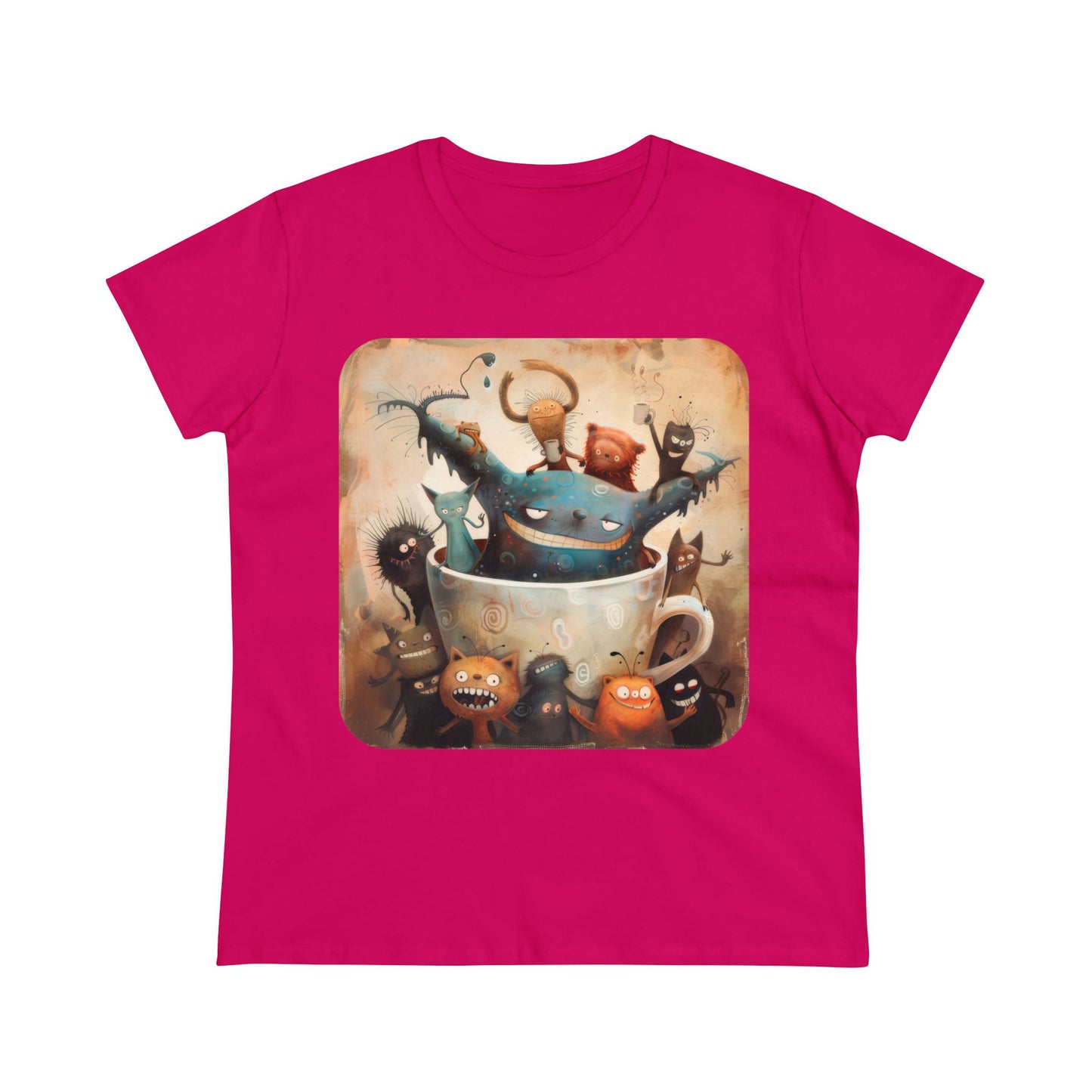 Coffee Critters - Women's Midweight Cotton Tee