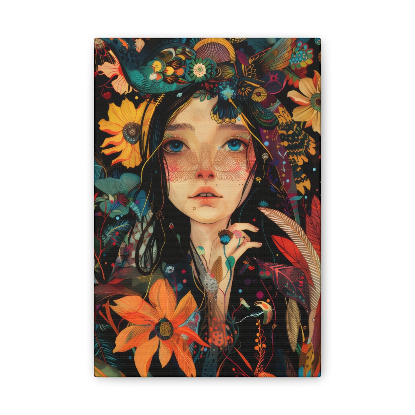 Flower Child - Canvas Stretched, 0.75"