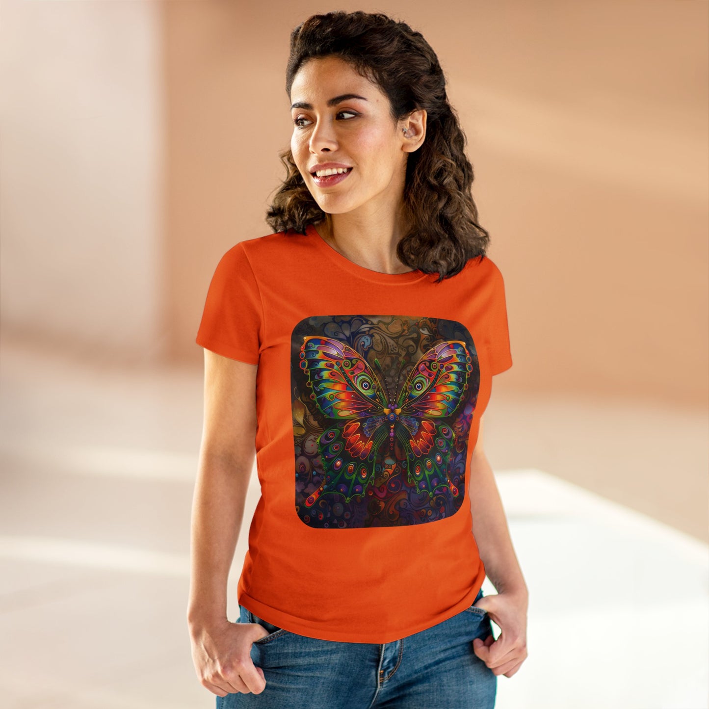 Butterfly - Women's Midweight Cotton Tee