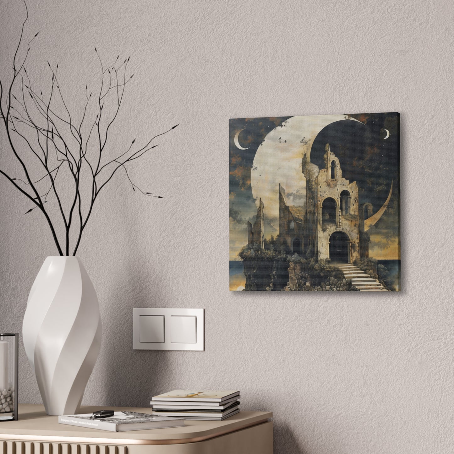 Night's Castle  - Canvas Stretched, 0.75"