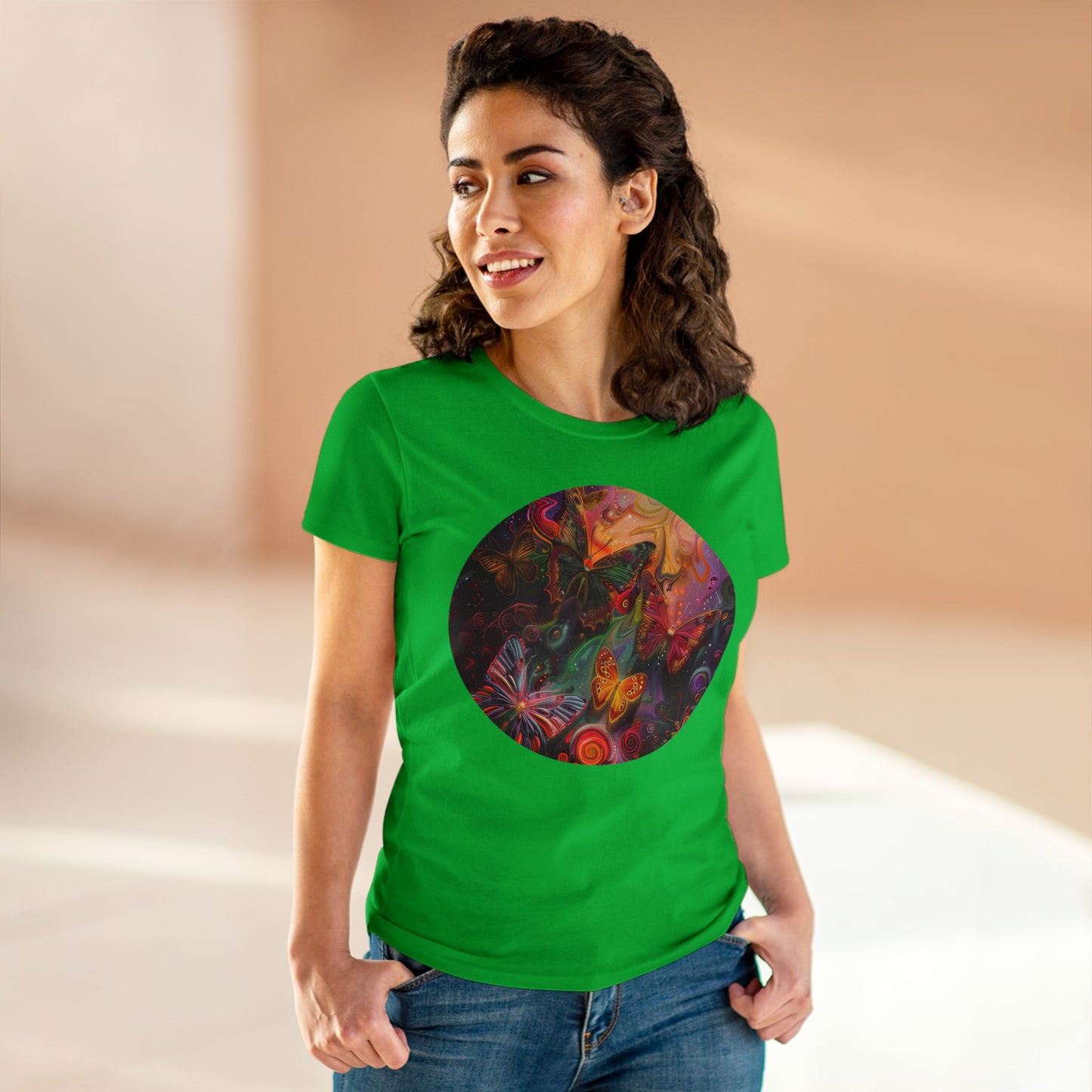 Butterflies - Women's Midweight Cotton Tee