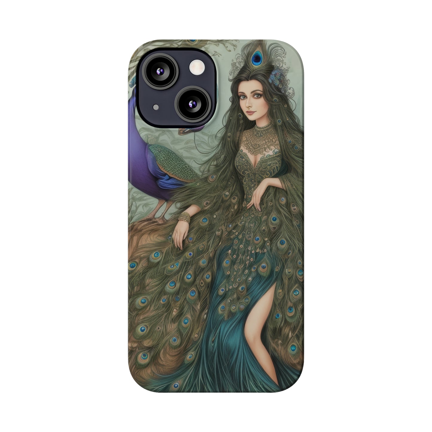 Peacock Witch - Phone Case