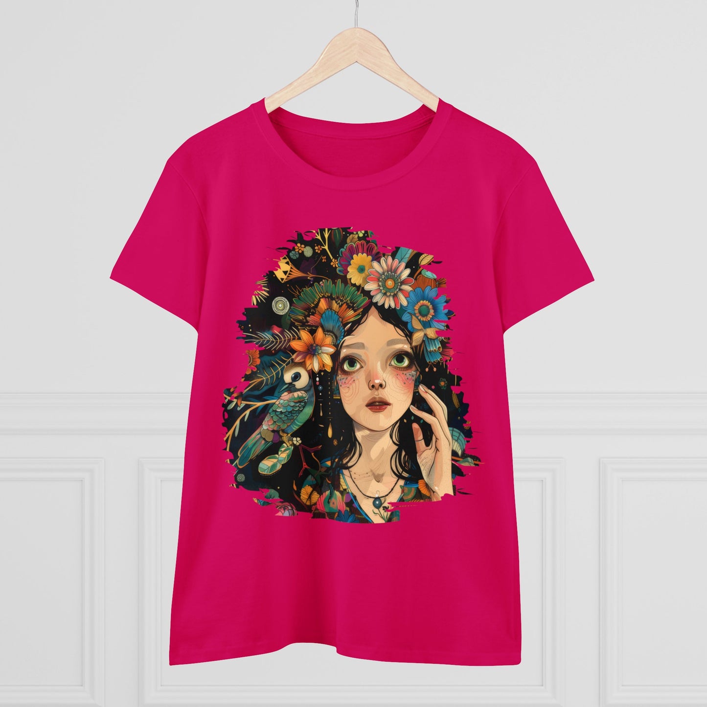 Flower Girl - Women's Midweight Cotton Tee