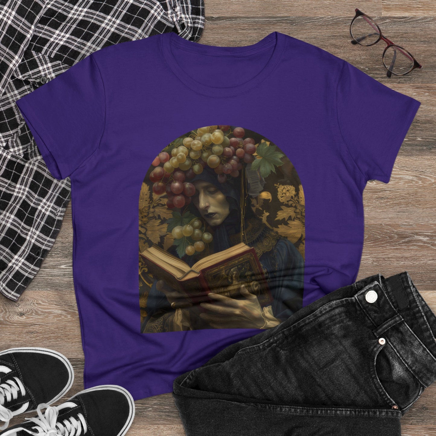 Solemn Reading - Fantasy - Women's Midweight Cotton Tee