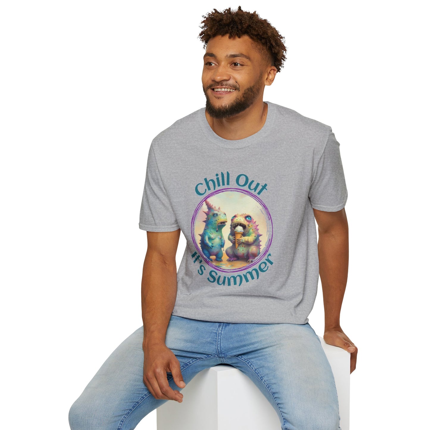 Chill Out, It's Summer - Unisex Softstyle T-Shirt