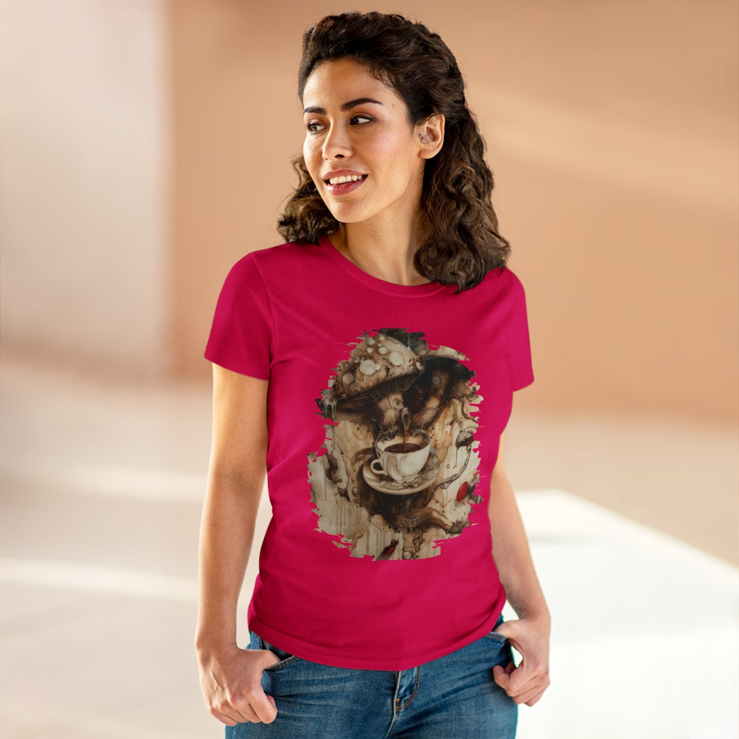 Organic Coffee - Women's Midweight Cotton Tee