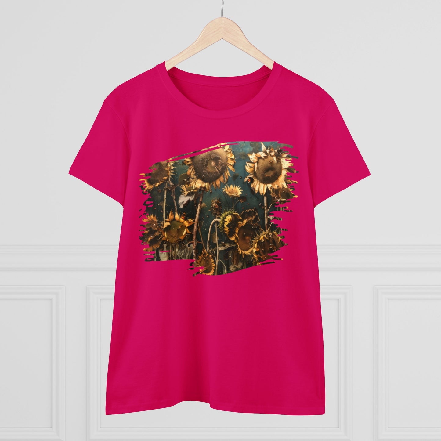 Sunflowers Wilting - Women's Midweight Cotton Tee