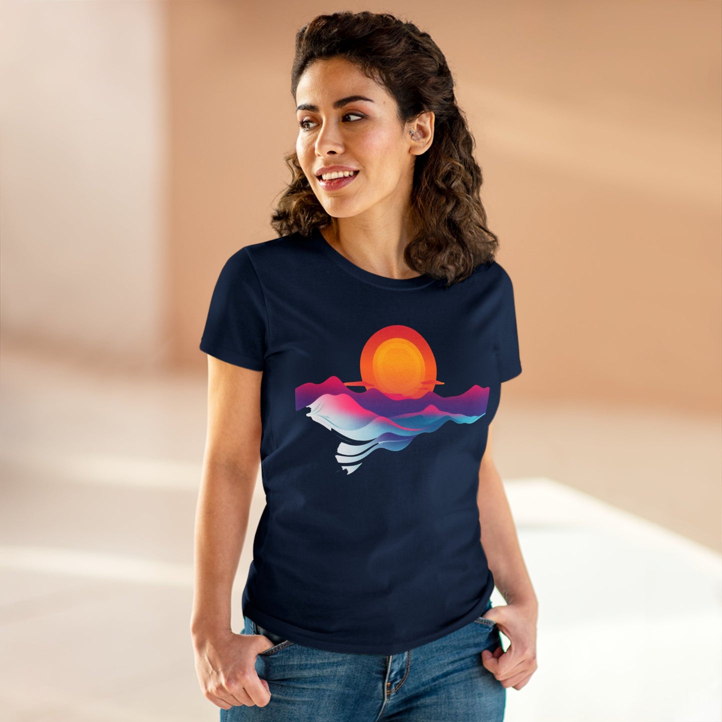 Sunrise - Women's Midweight Cotton Tee