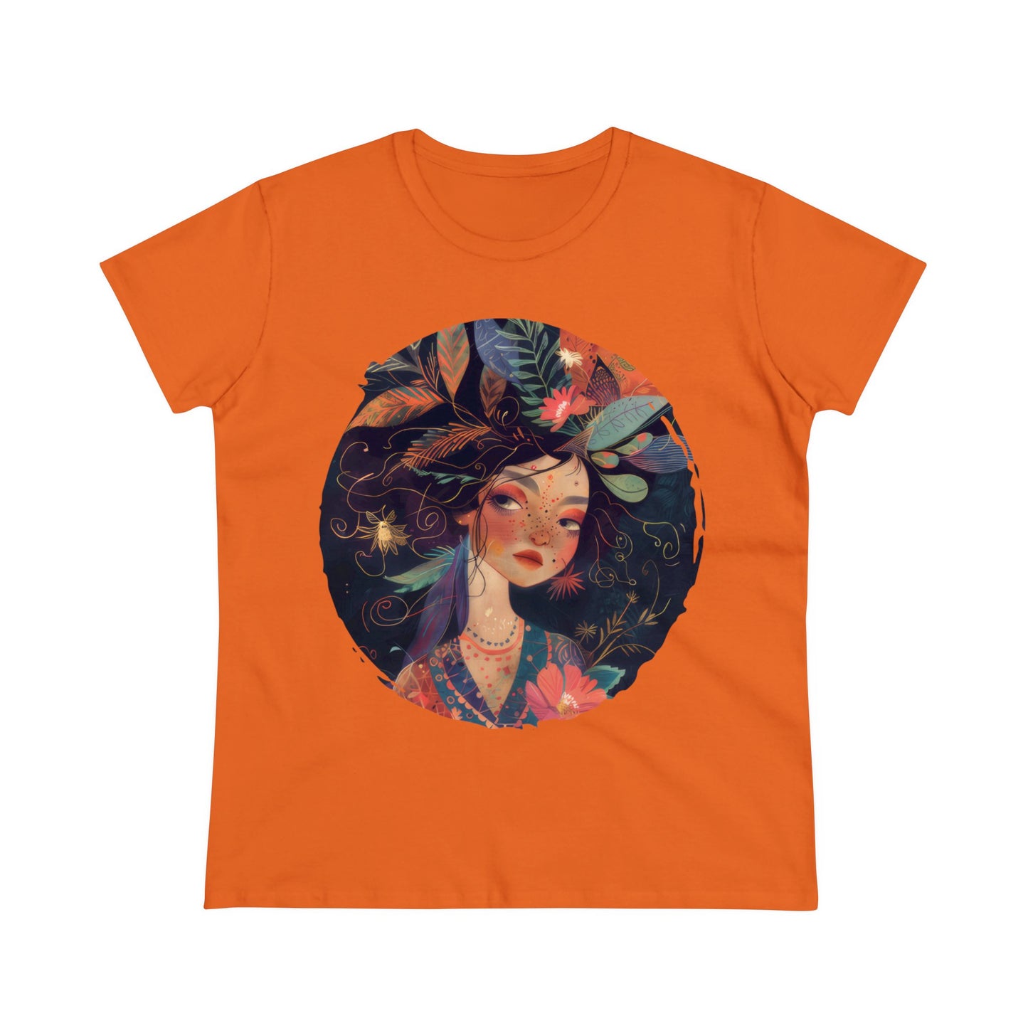 Flower Girl - Women's Midweight Cotton Tee