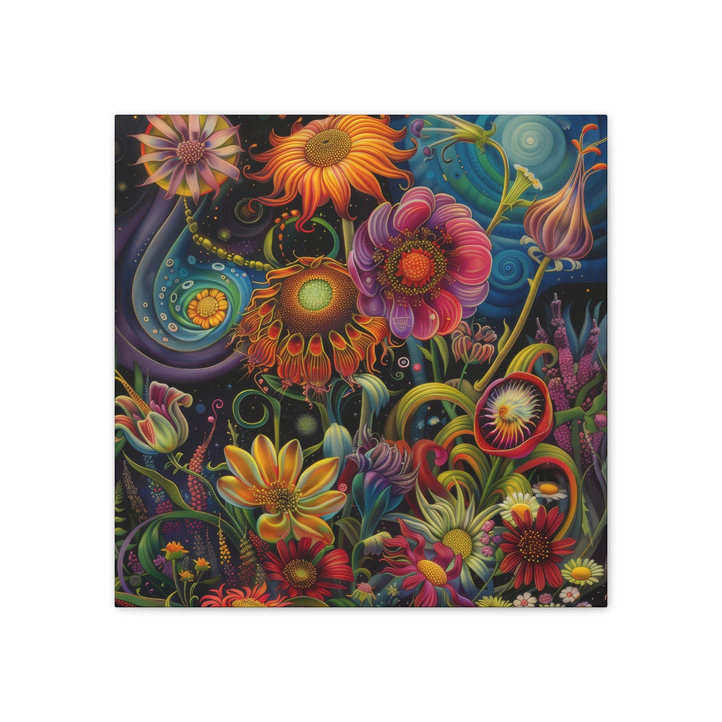 Flowers - Canvas Stretched, 0.75"