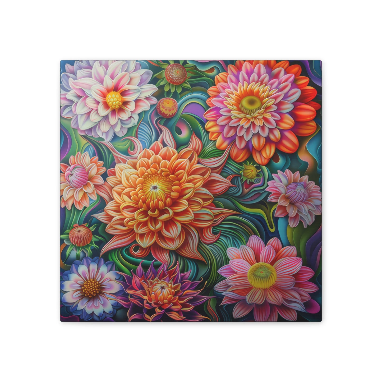 Flowers - Canvas Stretched, 0.75"