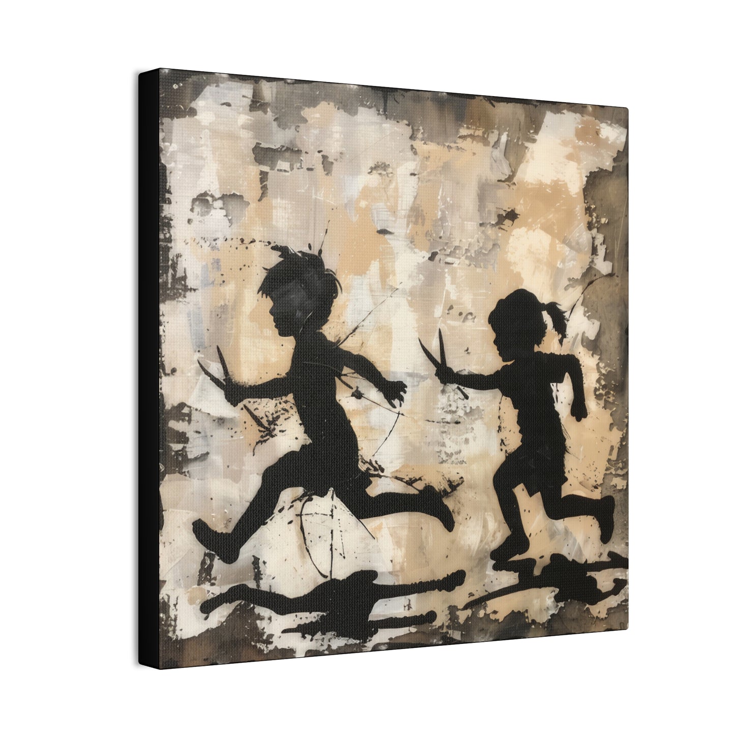 Running With Scissors - Canvas Stretched, 0.75" - Canvas Stretched, 0.75"