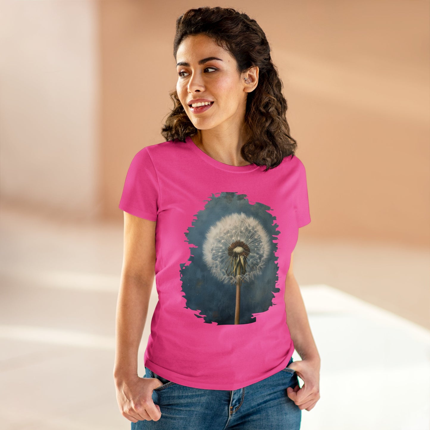 Dandelion - Flowers - Women's Midweight Cotton Tee