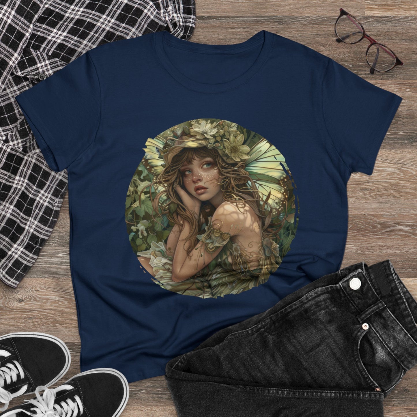 Fairy - Fantasy - Women's Midweight Cotton Tee