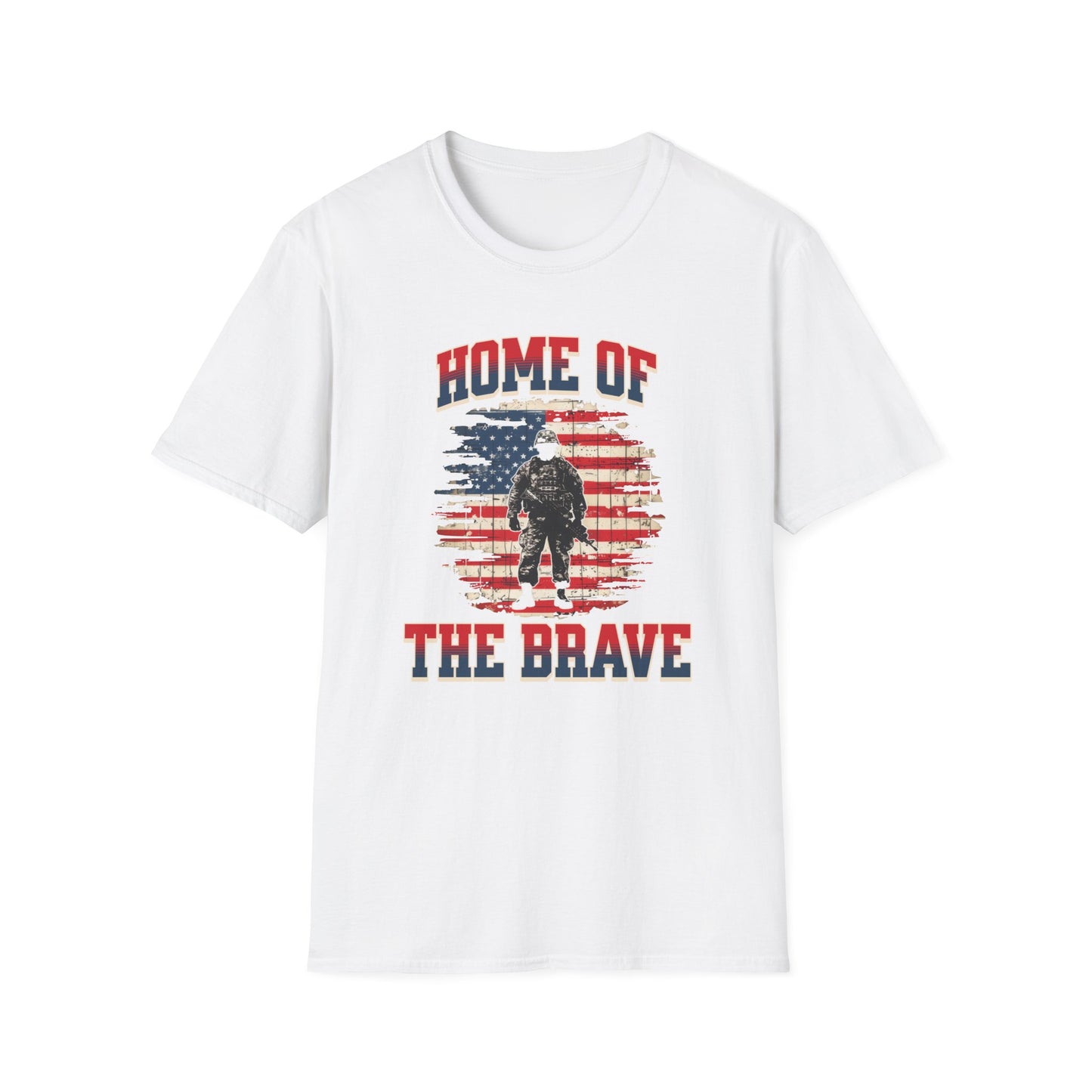 Home of the Brave - Unisex Softstyle T-Shirt