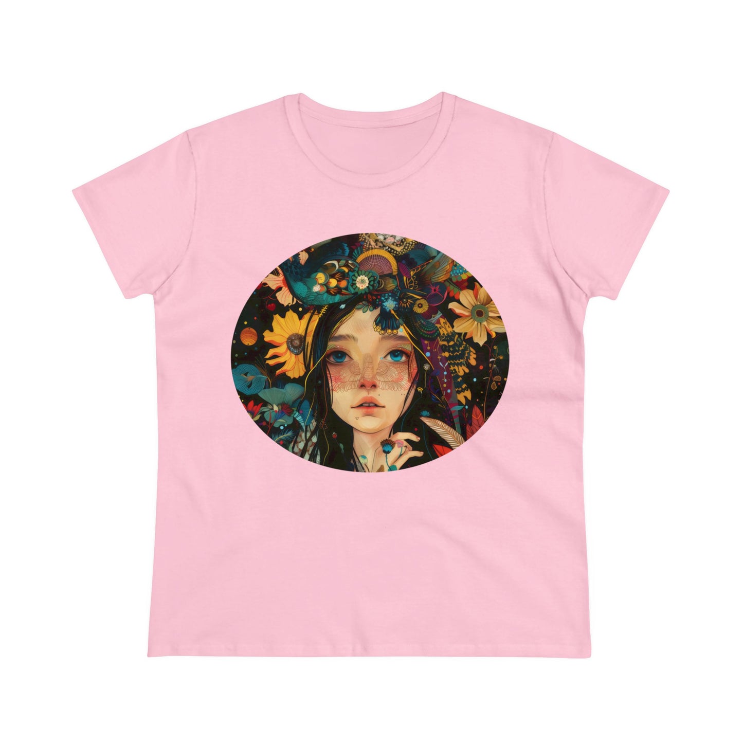 Flower Girl - Women's Midweight Cotton Tee