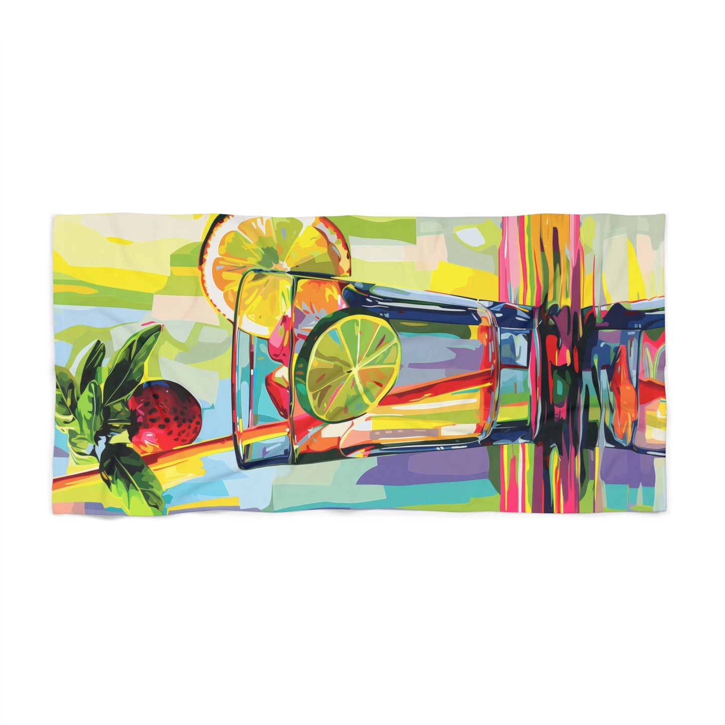 Summer Drinks - Beach Towel