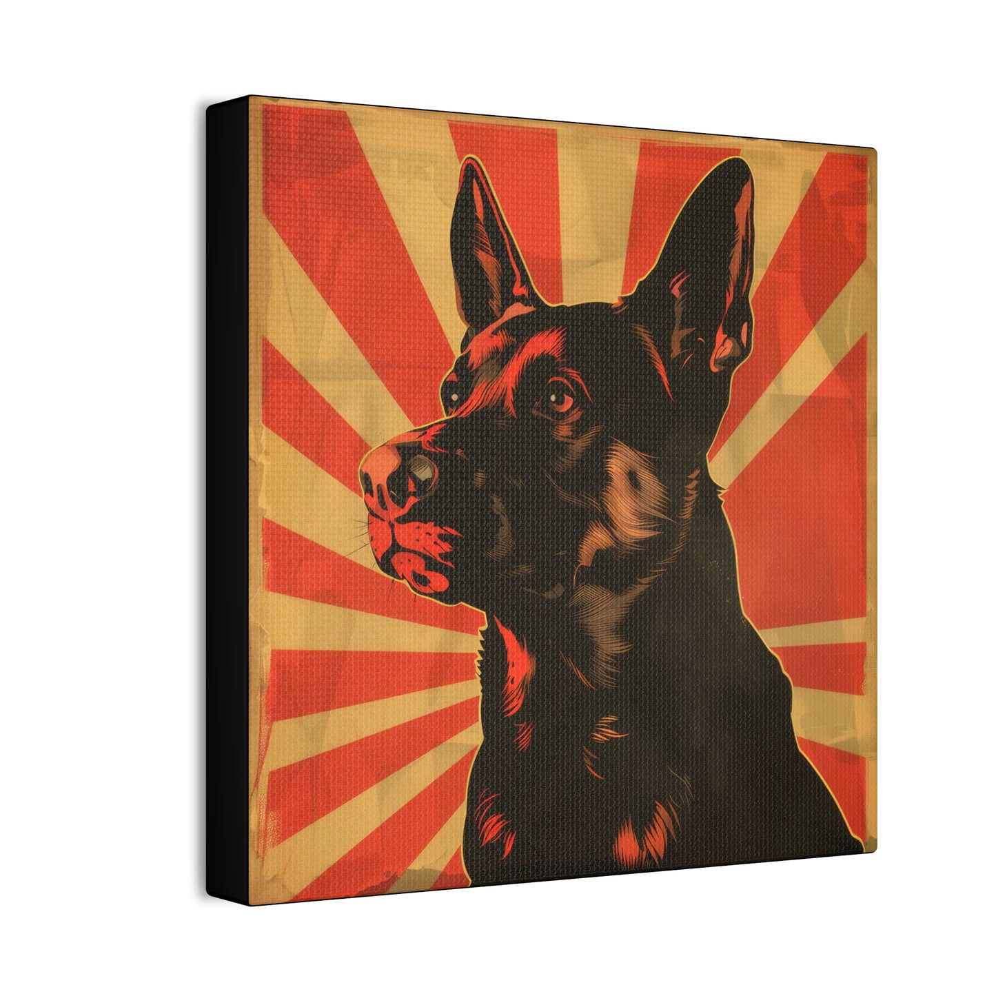 Comrade Canine - Canvas Stretched, 0.75"