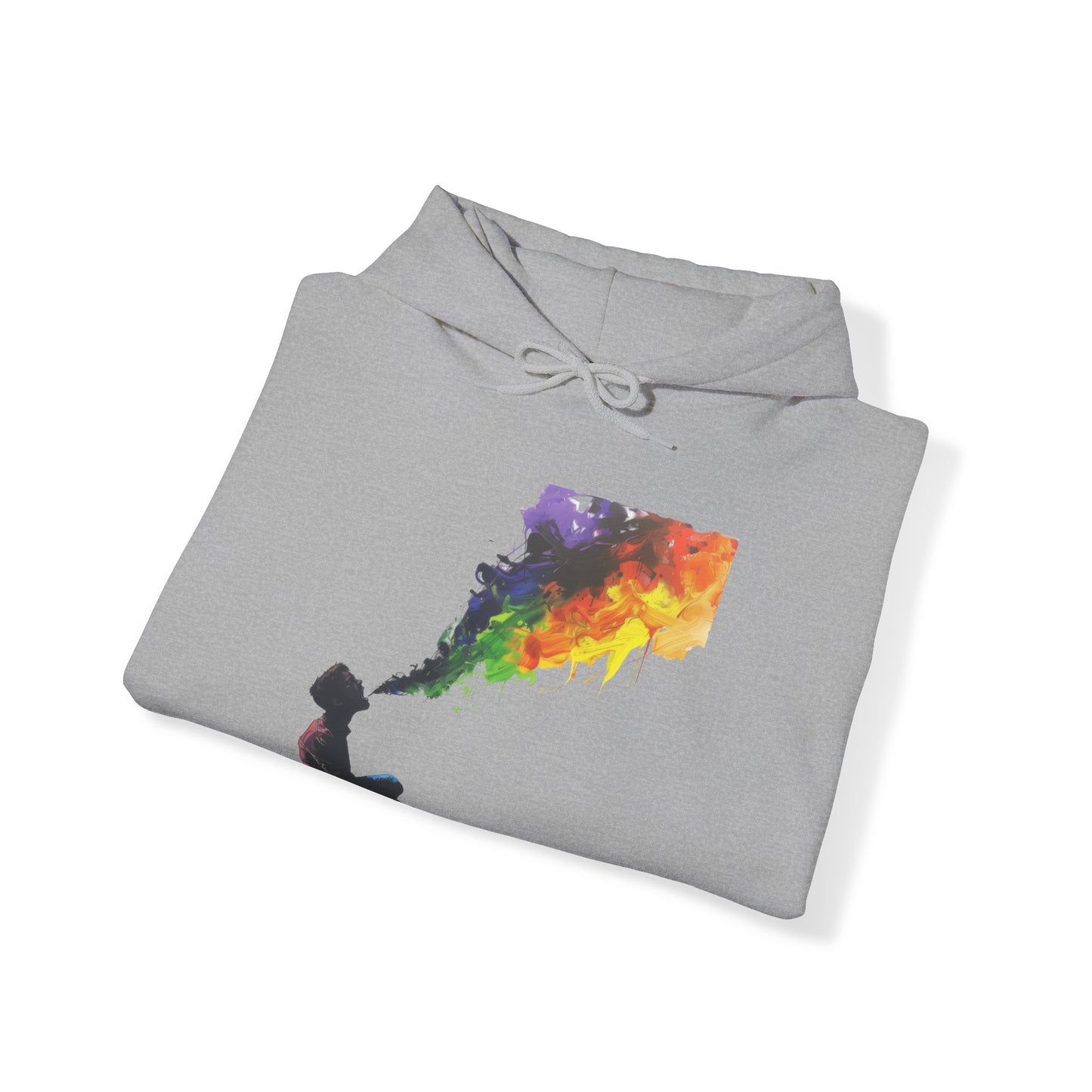 Rainbow Breath - Unisex Heavy Blend™ Hooded Sweatshirt