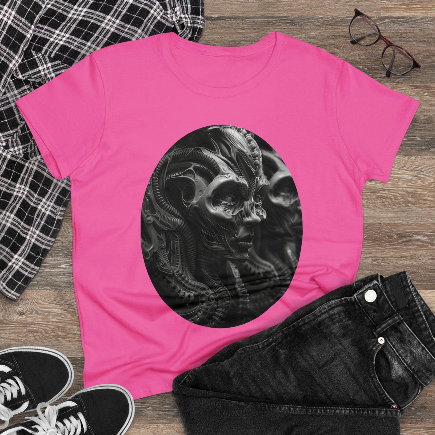 Alien to Us - Fantasy - Women's Midweight Cotton Tee