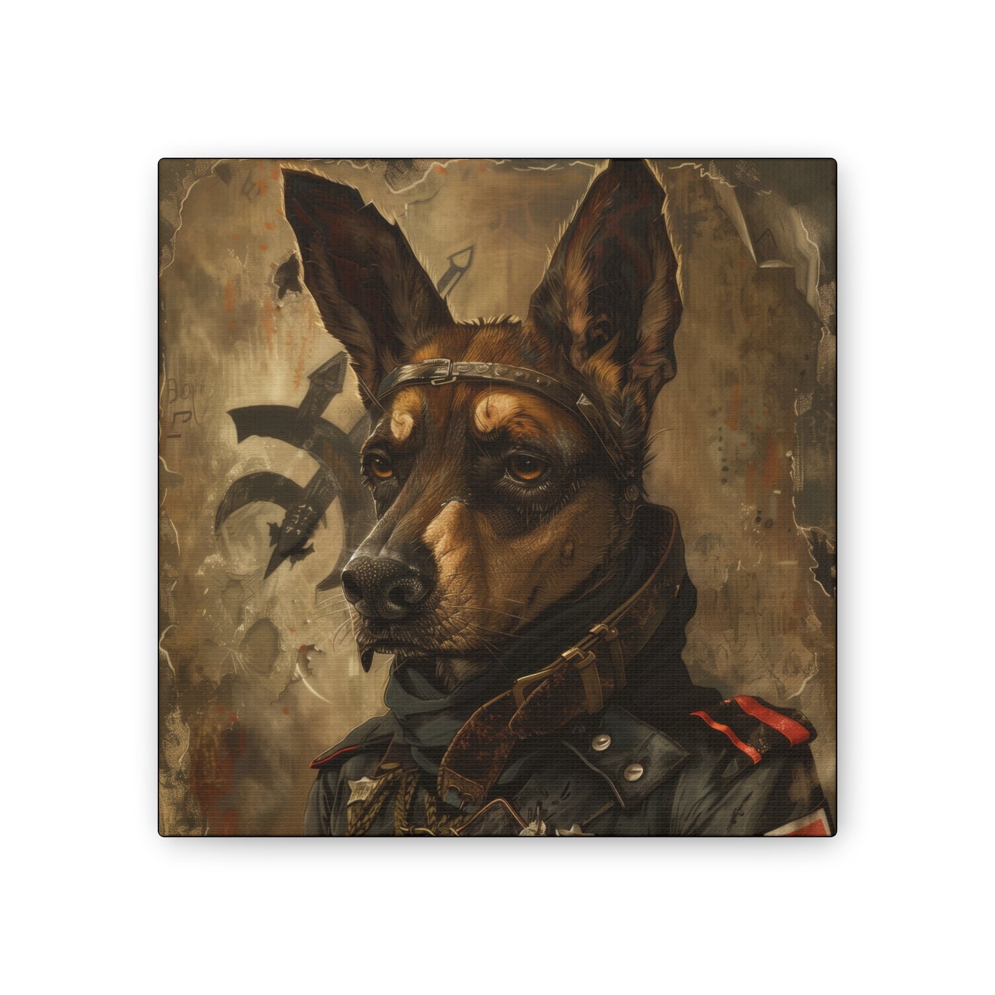 Apocalypse Dog - Canvas Stretched, 0.75"