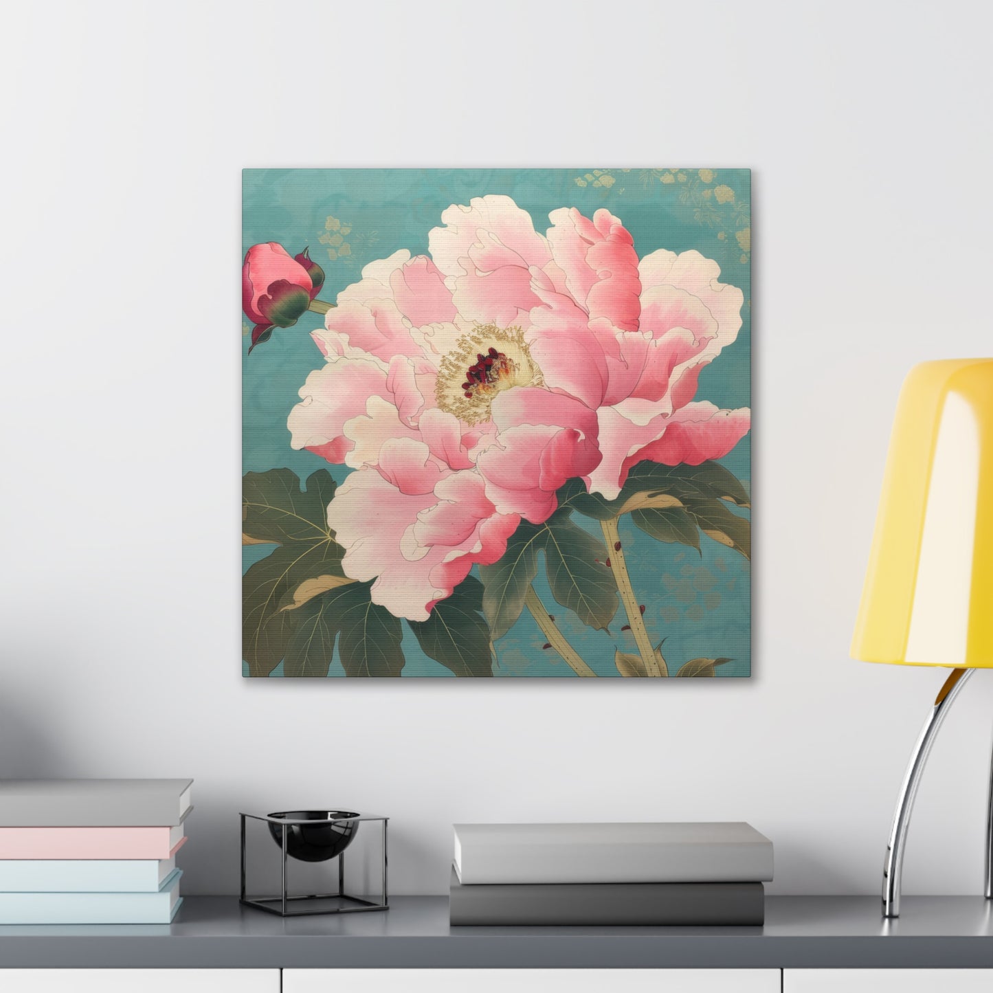 Peony - Canvas Stretched, 0.75"