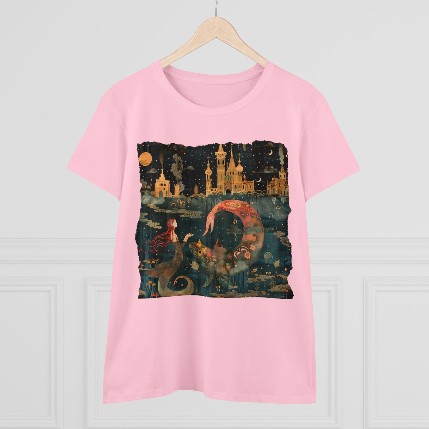 Mermaid - Fantasy - Women's Midweight Cotton Tee